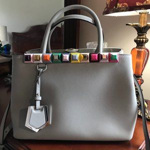 Fendi 2Jours Bag with multicolor hardware